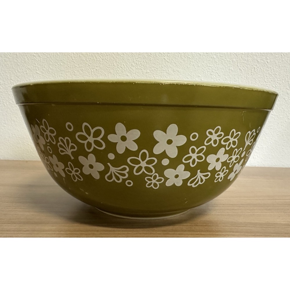 Vintage Pyrex 403 Spring Blossom Crazy Daisy Nesting Mixing Bowl 2.5 Liter